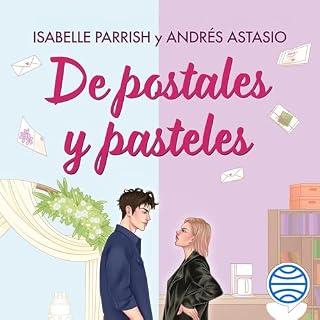 Diseño de la portada del título De postales y pasteles