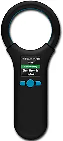 Smoostart Scanner multifuncional de microchip Bluetooth, leitor de microchip para animais de estimação com sistema operacional mais recente, FDX-B/EMID 500 registra histórico de dados localmente