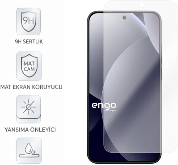 Engo Xiaomi Redmi Note 15 Pro 5G Mat Ekran Koruyucu 9H Nano Anti Glare