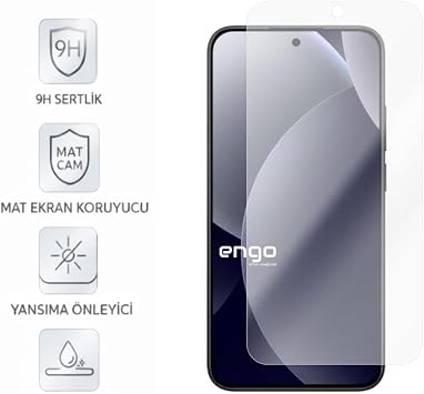 Engo Xiaomi Redmi Note 15 Pro 5G Mat Ekran Koruyucu 9H Nano Anti Glare