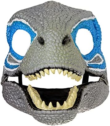 BELUAPI Eye-catching Dinosaur Mask, Dino Mask Moving Jaw Decor, Latex Dress Up Headgear with Opening Moving Jaw, Cosplay Party Birthday Halloween Christmas Kids Adult Mask