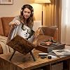 Conceptual Design Vinyl Record Storage, Personalized Storage Solution for Your Vinyl Records, Album Vinyl Record Holder Organizes & Protects Your Collection