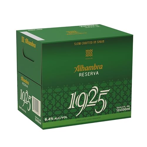 Miniatura 2 de Alhambra Reserva 1925, Pack De 12 Botellas X 33 Cl, Cerveza Alhambra 1925 Con Extra De Fermentación Lenta, 6.4 Alcohol