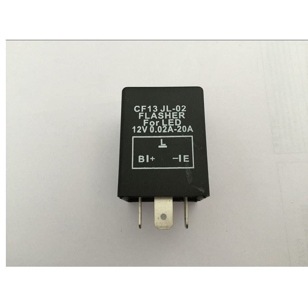 10PCS CF13 JL-02 3-Pin 12V 0.02A-20A est Electronic LED Turn Signals Relay Fix Flasher Blinker