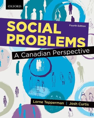 SOCIAL PROBLEMS:CANADIAN PERSPECTIVE 0199009090 Book Cover