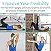 Vive Stretch Strap - Leg Stretch Band to Improve Flexibility - Stretching Out Yoga Strap - Exercise and Physical Therapy Belt for Rehab, Pilates, Dance and Gymnastics with Workout Guide Book (Teal)