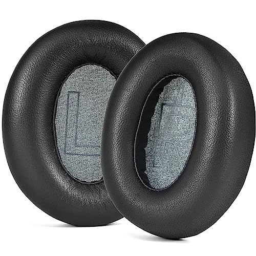 Levigo Protein Leather Replacement Ear Pads para auriculares compatibles con Anker Soundcore Life Q20 / Q20 BT, acolchonado de espuma viscoelástica transpirable miniatura 2