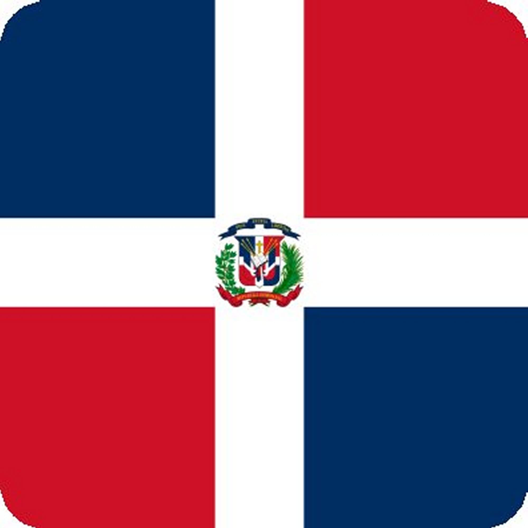 Dominican Republic Square Fridge Magnet Fantastic Souvenir