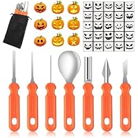 Kit Calabaza Halloween Decoracion 7Pcs Pumpkin Carving Kit 24Pcs