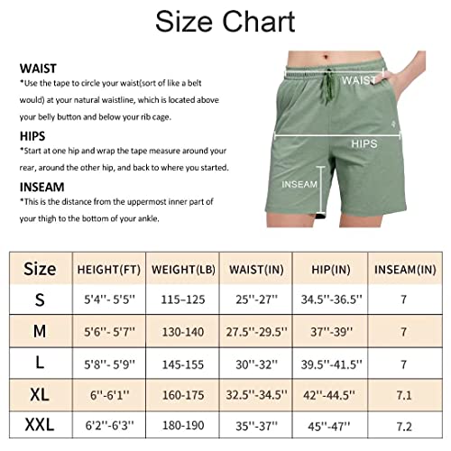 Nominate Womens Bermuda Workout Shorts Lightweight Sweat Yoga Shorts Casual Athletic Shorts For Summer With 3 Pockets Olive Green #TOP6