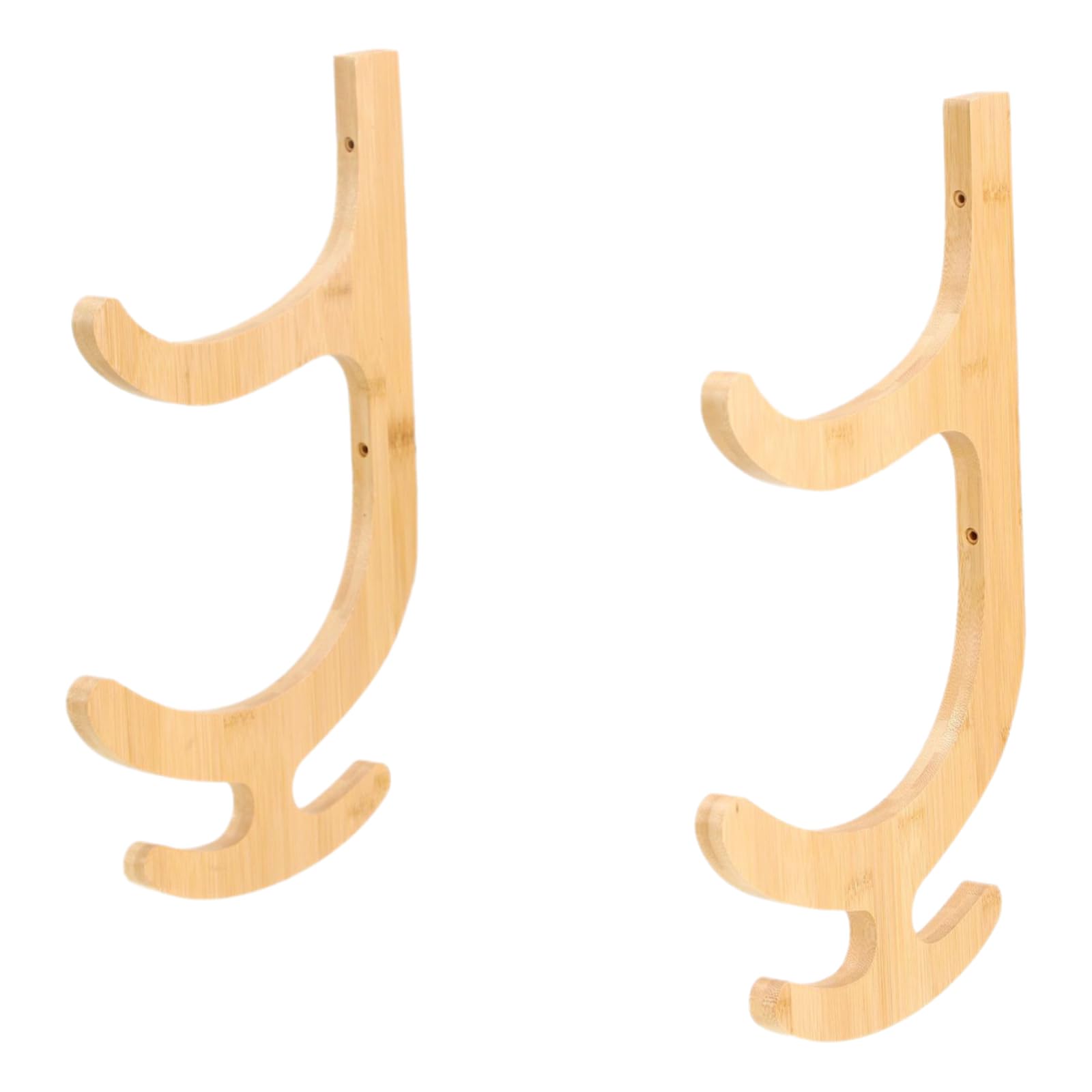 Paire de supports muraux pour tapis de yoga en bois, rangement mural suspendu pour fitness et yoga