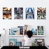 COMOR 4PC Attack On Titan Poster For Fans Kids Room Bedroom Wall Decor-Attack On Titan Anime Posters Canvas Prints Picture For Teen Boy Girls Gifts - Image 4