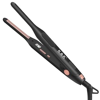 Amazon.co.jp: K&K ミニヘアアイロン ストレート＆カール 2way