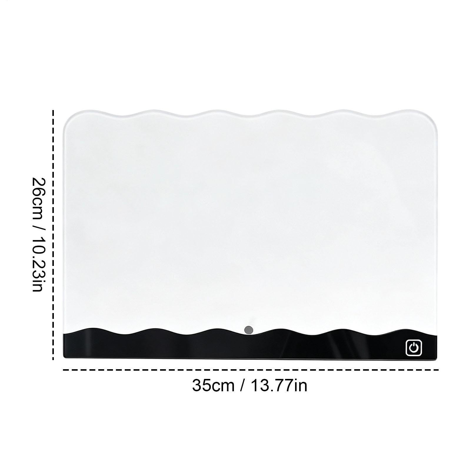 Tablero de dibujo LED recargable con rotuladores