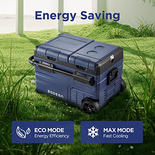 Bodega 12 Volt Car Refrigerator, Rv Electric Cooler Car Fridge Dual Zone App Control, 37 Quart (35L) 12V Portable Fridge,Rv Refrigerator, 12/24V Dc And 100-240V Ac For Camping,Travel And Home Use #TOP2