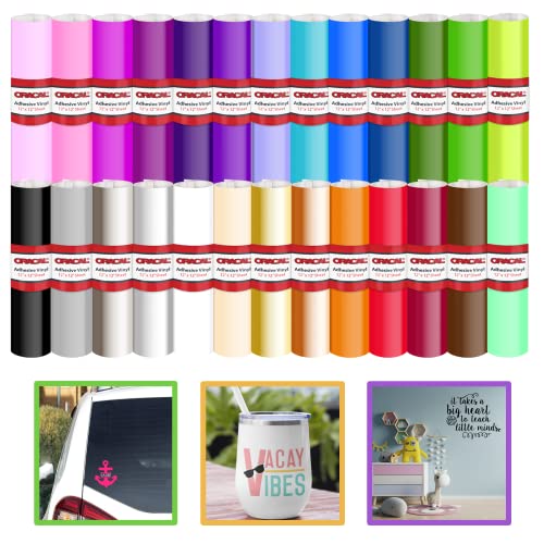 Silhouette White Cameo 4 Starter Bundle With 26 Oracal Vinyl Sheets, Transfer Paper, Class, Guides And 24 Sketch Pens #TOP3