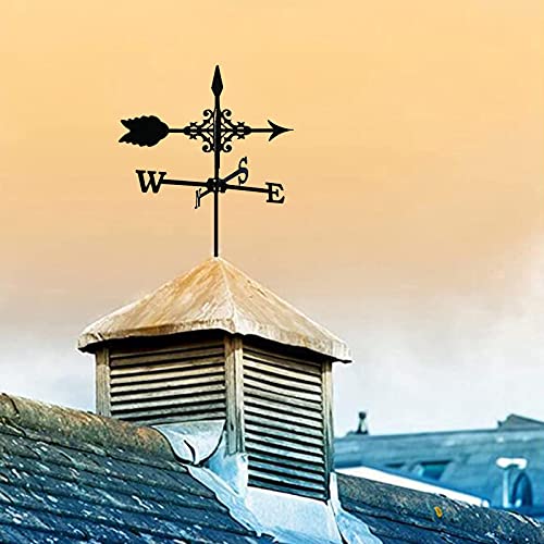 image for Exquisite Metal Weather Vane Ornament Metal Weathervane with Arrow Orn