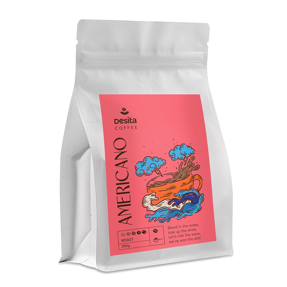Desita Americano Ground Coffee, 250g |Medium–Dark Roast Coffee |100% Arabica Beans (B0CJ5CCQRV) Amazon Price History, Amazon Price Tracker
