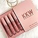 100% AUTHENTIC KIM KARDASHIAN KKW CRÈME LIQUID LIPSTICK COLLECTION 4 Crème Liquid Lipsticks (0.11 fl oz./oz. liq / 3.00 g)