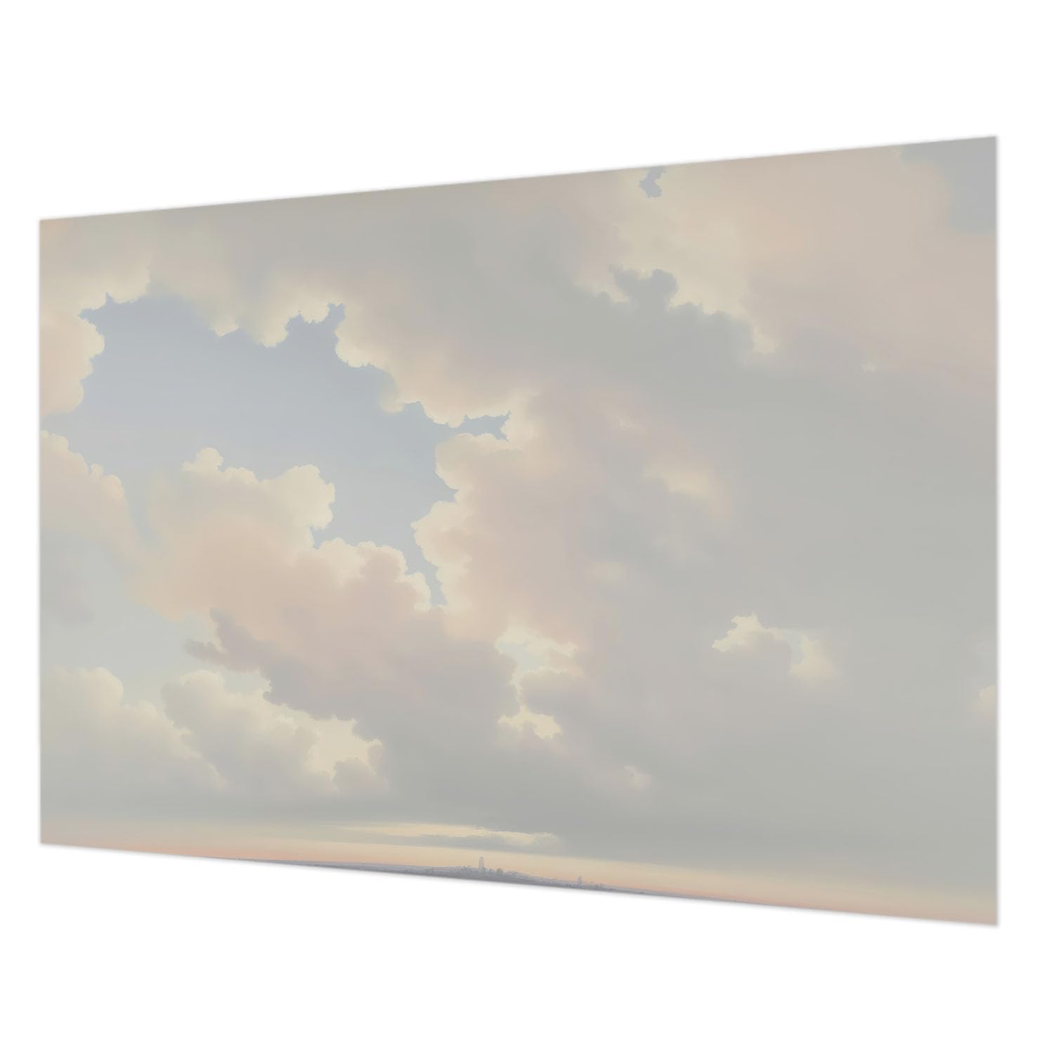 Papier peint intissé 208x146 cm ciel pastel pour salon et chambre