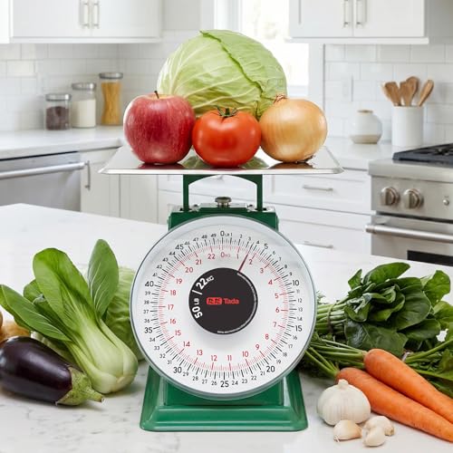 Tada 50lb Heavy Duty Mechanical Dial Kitchen and Food Scale with Stainless Steel Platform by TADA - Image 7