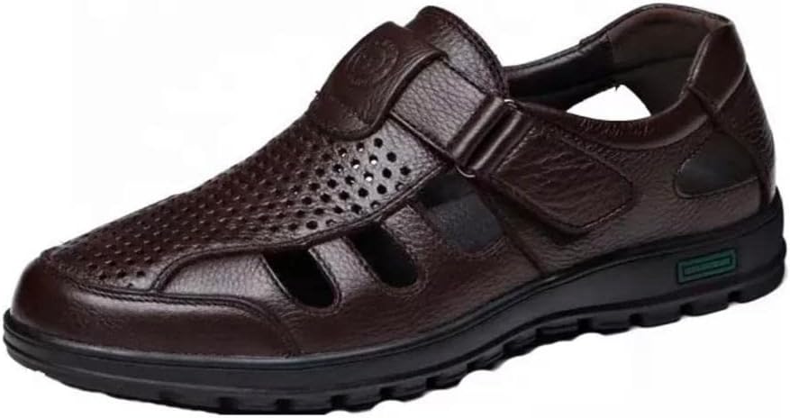 Fashion Xiuxian ShoesSandals for Men for Water Sports, Beach & More - Lightweight & Durable Men's Leather Sandals with Genuine Leather