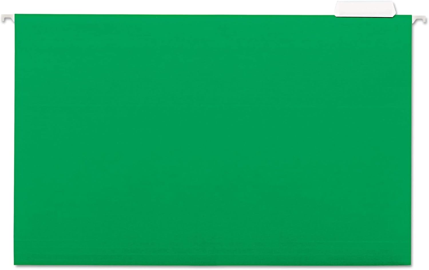 Universal 14217 Hanging File Folders, 1/5 Tab, 11 Point Stock, Legal, Green (Box of 25)