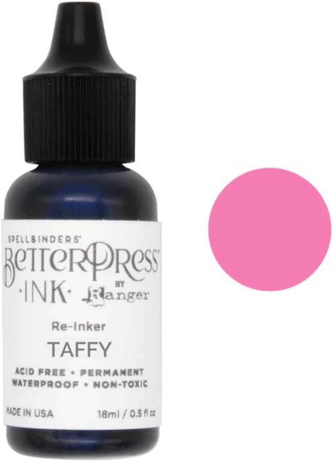 Spellbinders BetterPress Letterpress Ink Pad & Reinkers Bundle (Jet Set)