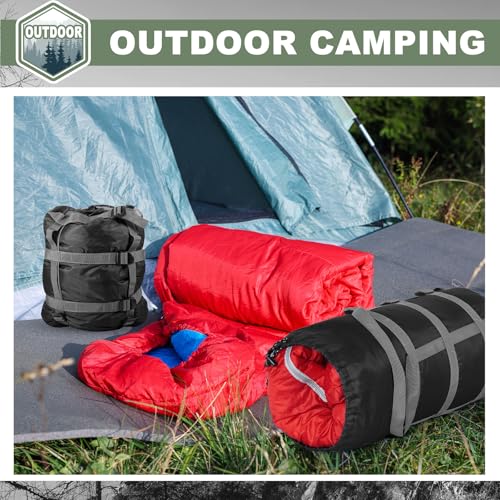SilTriangle 5 Pack Compression Stuff Sack 5 Assorted Size Sleeping Bag Stuff Sack Ultralight Sleeping Bag Cover Space Saving Gear for Travel Outdoor Camping Hiking Backpacking(Dark Color,Small) by SilTriangle - Image 6