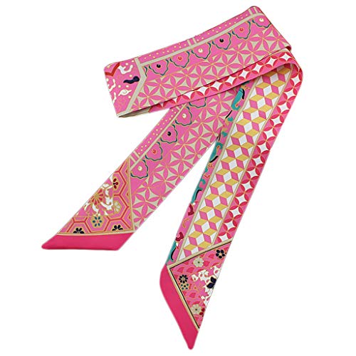 KOFUN Satin Ribbonessorie, Ladies Girls Retro Sweet Satin Hairband Handbag Handle Ribbon Scarf Bandeaus 6