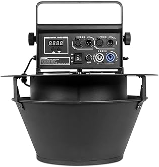 Swirl Confetti Machine Cannon Suspended Confetti Launcher DMX Professional Petal Shooter Wireless Remote for Petals Falling Wedding, Concert Stage