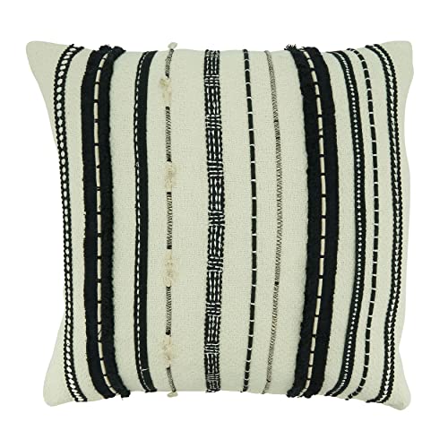 Kissenbezug mit Kordelapplikation Cover