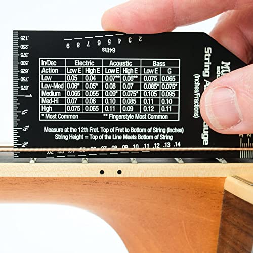 Musicnomad Truss Rod Gauge & String Action Gauge Combo Bundle (Mn614) #TOP3