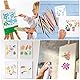 HOWAF 16 Stück Hawaii Thema Schablonen Zum Malen, Hibiskus Blumen Ananas Tropische Blätter Ananas Schablonen Malen Kunststoff Stencil Schablonen für Scrapbooking Handwerk DIY Schablonen Wandgestaltung