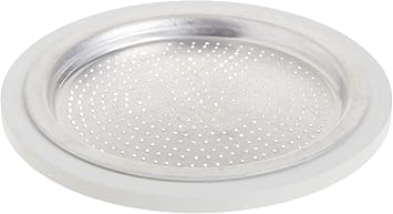 La Cafetiere Bialetti Washer and Filter Set To Suit - Moka Dama 3 Cup, Replacement Part