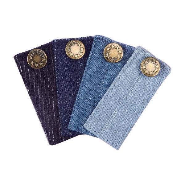 4x4Pack Buttons Extender Denim Jean Waist Extenders Pants Button Extender-picture-27