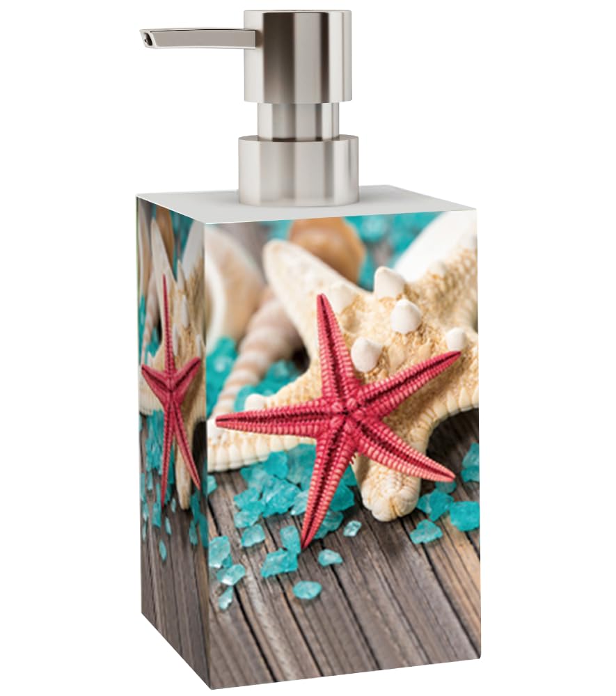 Sanilo Set di accessori per il bagno, dispenser di sapone e scopino WC, materiale di alta qualita, che attira l'attenzione in ogni bagno (Bath Salts)