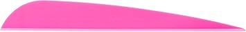 AA & E Elite Plastifletch Vanes Hot Pink 3.875 in. 100 pk.