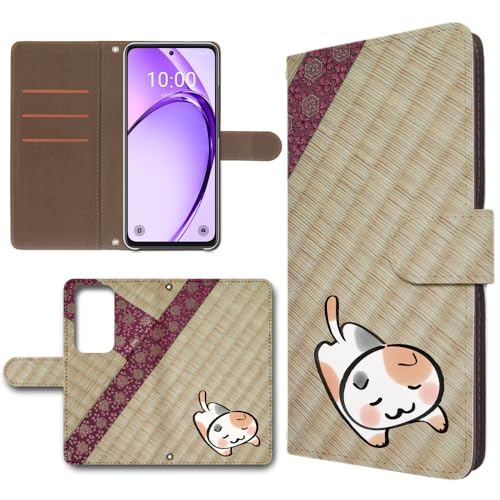 OPPO A3 5G (CPH2639) �݊� �P�[�X �蒠�^ �X�}�z�P�[�X ���U�[�� �J�o�[ �J���������� ��ƃl�R [�f�U�C��B] �I�b�|A3 �g�����h�Q�[�g dc-1826