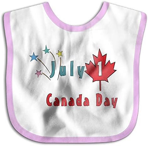 July 1th Canada Day Soft Cotton Newborns Pinafore Pink