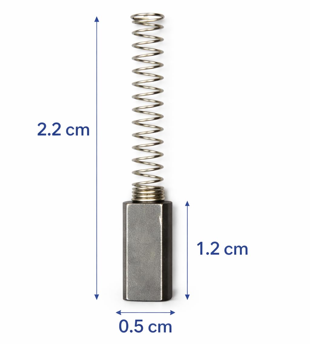 SSKR Sewing Machine Motor Carbon Brush | Motor Carbon Brush with Spring | Compatible with Most Domestic Sewing Machines | Pack of 4 Pcs — Amazon image 2