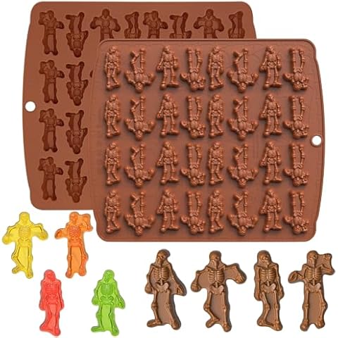 Keepaty Halloween Skull Silicone Mould, 32 Cavities Cover