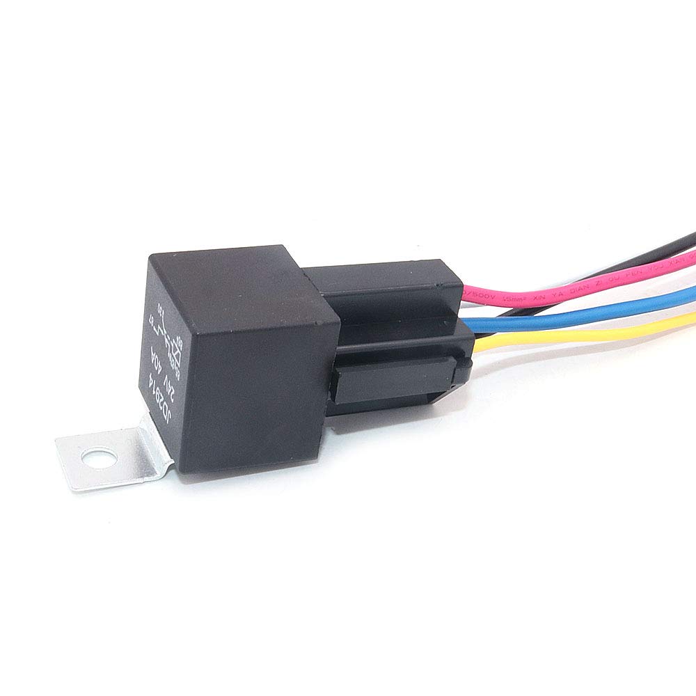 Risegun Relé De Arranque, 12V 100A Relé De Arranque De Automóvil De - Foto 8