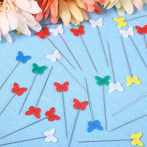 KAIAIWLUO Sewing Pins,320 pcs Sewing Straight Pins Patchwork Pins DIY Safety Dressmaking Pins Quilting Tool Flat Head Sewing Pins for Dressmaking Decorating Crafting Marking