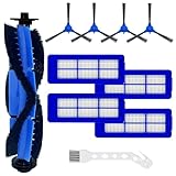 10 Pack Replacement Parts for eufy RoboVac 11S Max, Accessories Kit for 15C Max, 30C Max, G20, G20 Hybrid,G30, G30 Edge, Includes 1 Roller Brushes, 4 Filters, 4 Side Brushes,1 Cleaning Brush