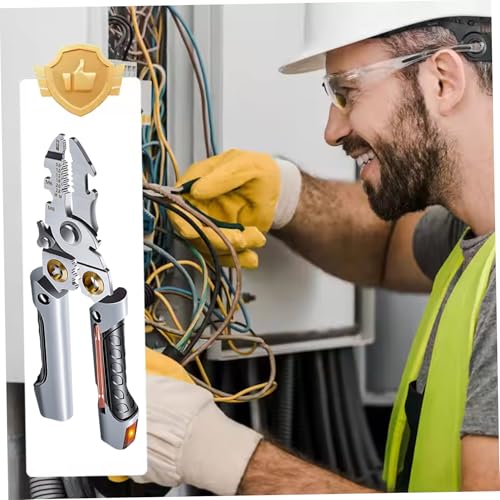 Outil à dénuder multifonction de électricien pour couper le sertissage avec pince - 8