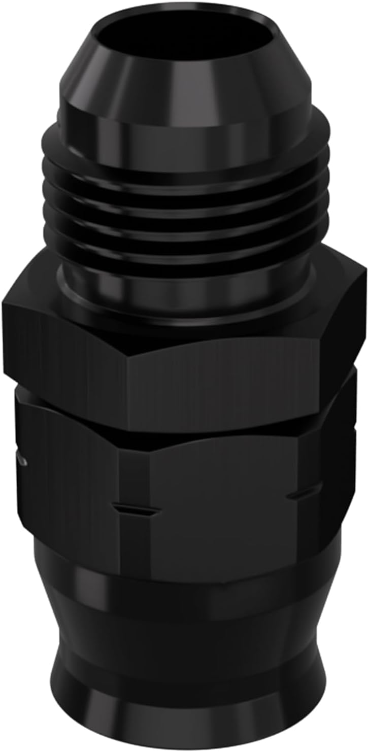 APIELE8AN Male Flare to 1/2 inch Aluminum Black Hardwire Compression Adapter (8AN TO 1/2-1PCS)