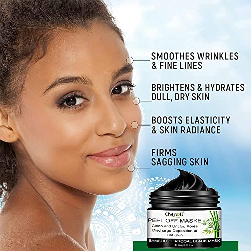 Peel-off-Maske Cherioll Charcoal Face Mask zur Mitesserentfernung