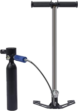0.5L Mini Tank Dive Scuba, 5-10 Minutes Usage Time Scuba Tank Kit, Reusable Pony Bottle, Underwater Breath Device Portable Diving Cylinder Oxygen Tank Kits, 3000 Psi Max Pressure