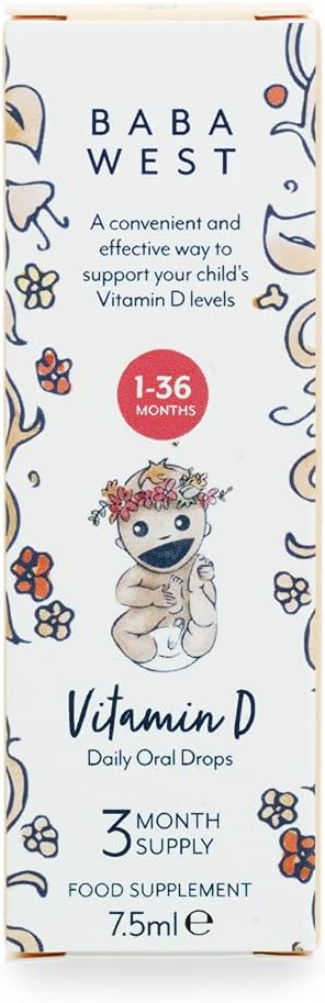 Infant Vitamin D Daily Drops | Oral Vitamin Supplement | 400iu (10Ug) of Vitamin D in Each Drop| 3 Months Supply | for 0-3 Years